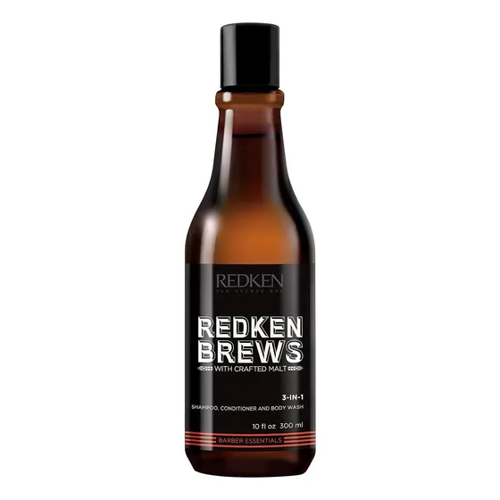 Redken Brews 3 En 1 Shampoo + Aco. + Gel De Ducha 300ml
