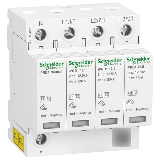 Descargador Sobretension Schneider Trifasico 50ka A9l16482