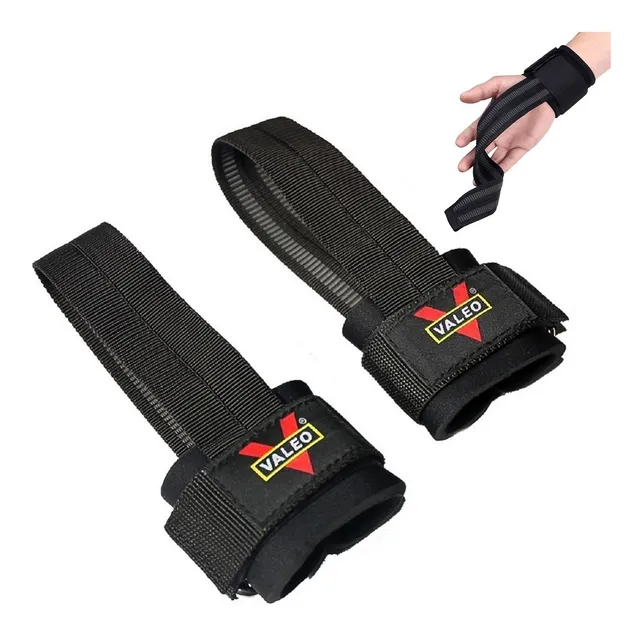 Straps Muñequeras Valeo Levantamiento Pesas Mancuernas Gym