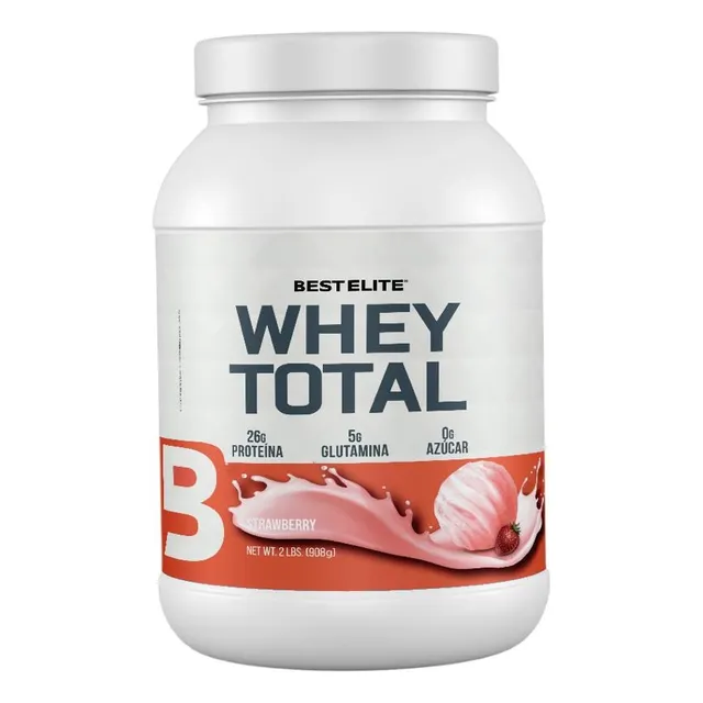 100% Whey Total 2 Libras De Best Elite 2lb 2libras Proteina Limpia Gold