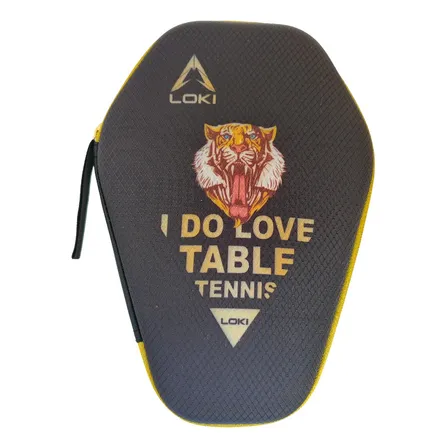 Estuche Funda Dura Premium Paleta Ping Pong Tenis De Mesa Color Negro