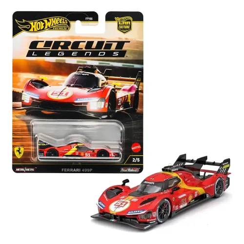 ホットウィール フェラーリ 499P チェイス Hot Wheels Premium Circuit Legends Ferrari 499p Chase 0/5