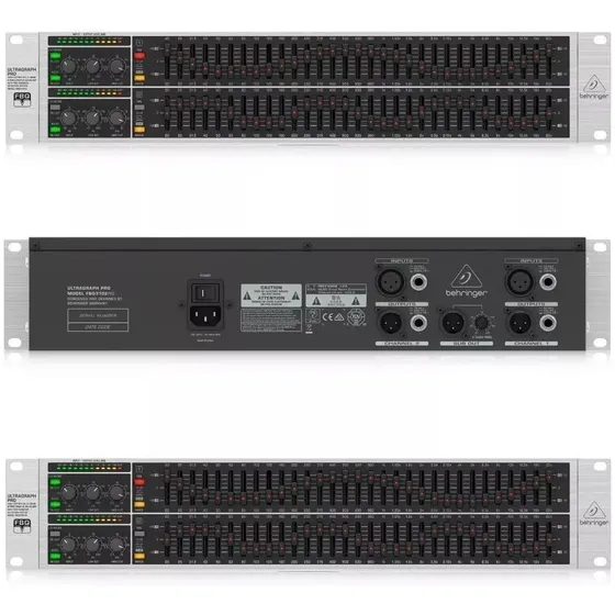 Equalizador Behringer Fbq3102 Hd 2 Canais 31 Bandas Bivolt