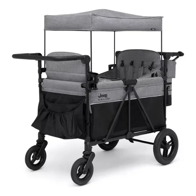 Delta Children Cochecito De Bebé Jeep Wrangler 4 Pasajeros