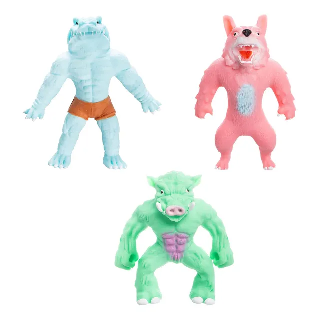 Muñeco Stretchapalz Figura Estira Aprieta Extensible Grande 