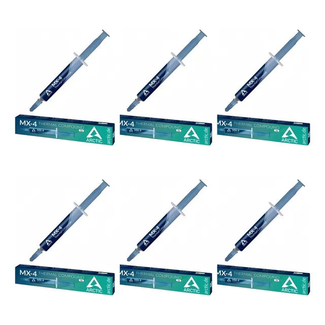 Pack 6 Pasta Térmica Arctic Mx-4 4 Gramos Vida Buenas