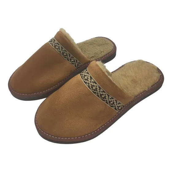 10 Pares De Pantuflas Corderito De Hombre Somos Mayoristas 