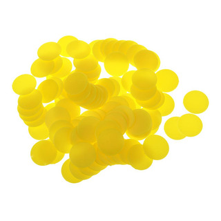 Fichas De Plástico Amarillo Fichas De Plástico Amarillo