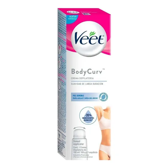 Crema Depilatoria Axilas Y Área De Bikini Piel Suave Sedosa