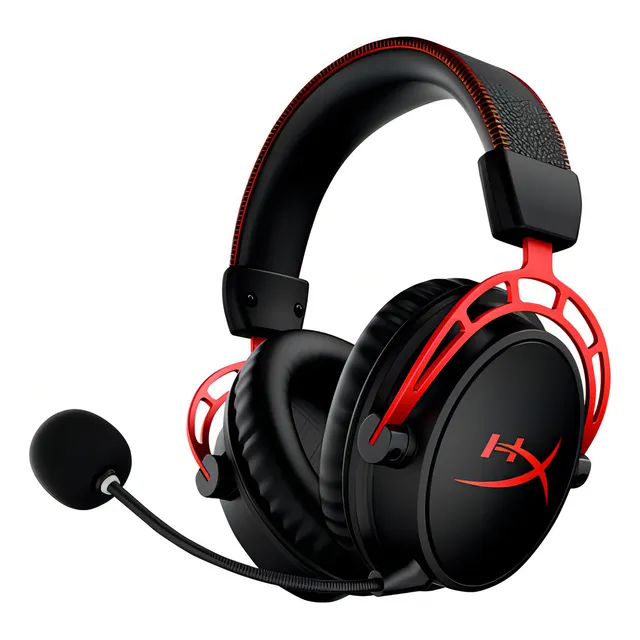 Auriculares Hyperx Cloud Alpha Inalámbricos Negro/rojo Color Negro
