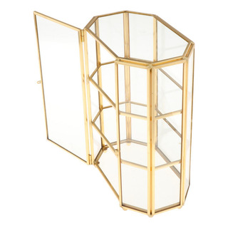 Joyeria Poligonal De 3 Niveles, Joyeria De Cristal, Caja De Joyeria Poligonal De 3 Niveles, Joyeria De Cristal, Caja De