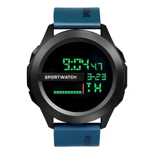 Reloj Deportivo Led Luces  Caballero Original Hombre Moda