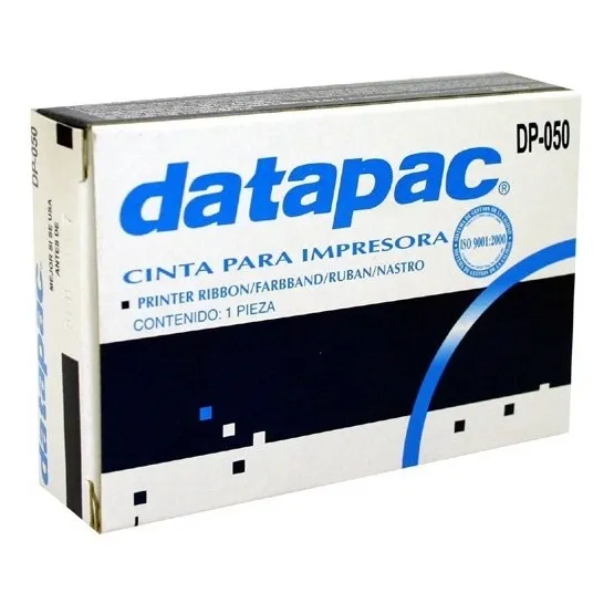 Cinta Color Negro Datapac Dp-050 Para Ml182-/enteia S10