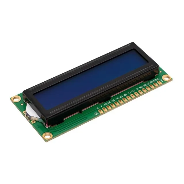 5 Piezas - Display Lcd 16×2 Con Fondo Azul