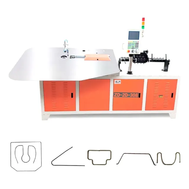 Dobladora De Hierro Automatica 2d 2 Ejes Industrial Cnc