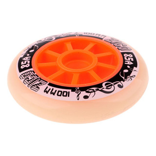 Reemplazo De Rueda De Patines En Línea Naranja 100mm Reemplazo De Rueda De Patines En Línea Naranja 100mm