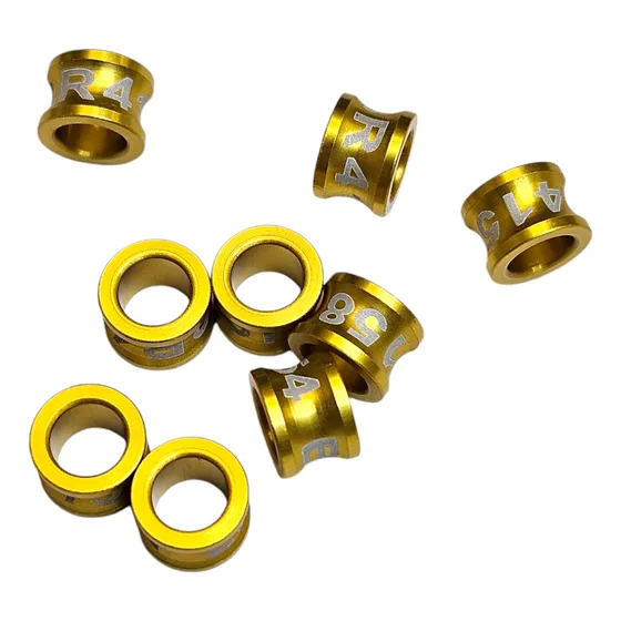 20 Anilhas 4mm Identificada. Periquito Australiano