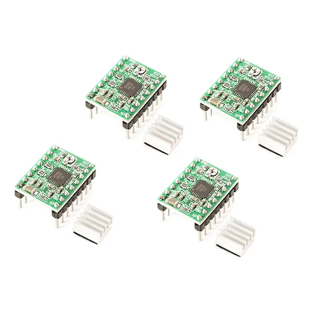 4 Unid Driver Pap Pololu A4988 Ramp + Disipador Arduino