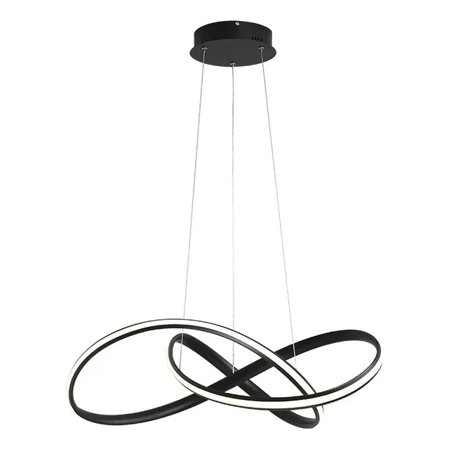 Lámpara Colgante De Techo Led Luminaria Dimmer Y Control T&h