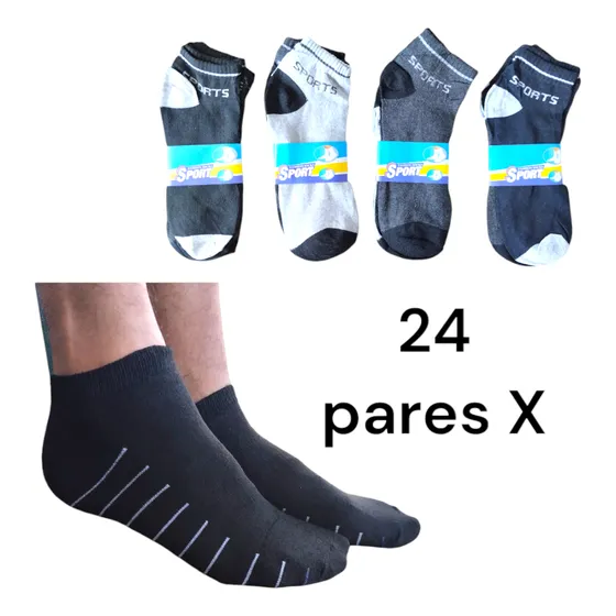 24 Pares De Medias Para Caballero Dama Y Niños (24 Pares)