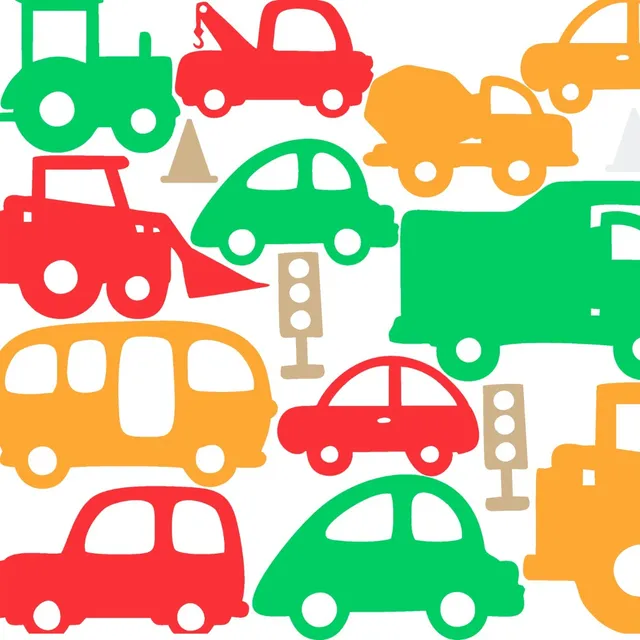 Vinilos Decorativos Carros Niños Pared Cuarto Papel Tapiz