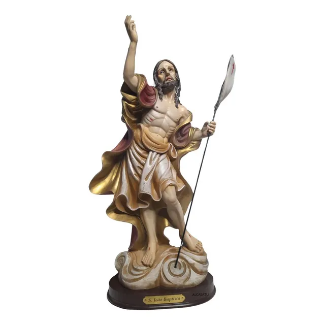 Estatua San Juan Bautista Imagen Souvenirs Gde Portugal 45cm