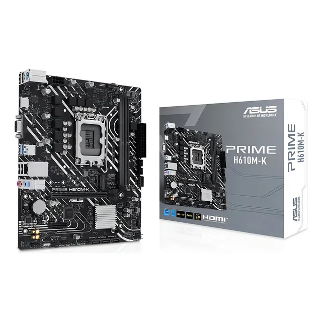 Tarjeta Madre Asus Prime H610m-k Lga 1700 2x Ddr5 Micro Atx