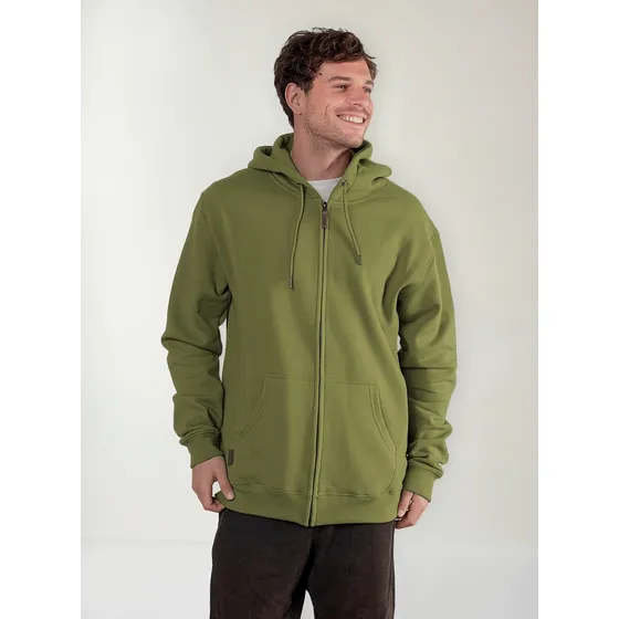 Polerón Con Capucha Y Cierre Ykk® Hombre Lingue Lenga®  