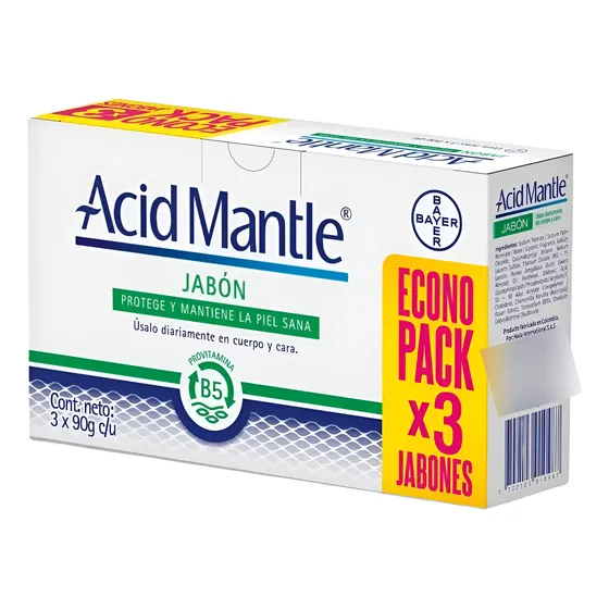 Jabon Acid Mantle X 3 Unds - g a $332