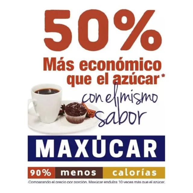 Maxúcar 500g = 10 Libras Azúcar