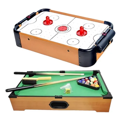 Minimesa de billar y juego DuteToys aerodinámico de mesa de hockey de aire
