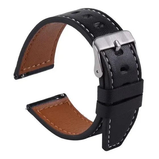 Pulseira 22mm De Couro Premium Compatível Com Cartier