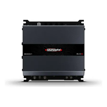 Módulo Amplificador Soundigital 3000.1 Evo 6 Classe D 1 Canal 4 Ohms Sd 3000w Rms 1c Potência Som Automotivo Carro Moto Picapes Caminhonete Suv 3.000 Wrms Sd3000.1 Sd3000.1-4 3000.1-4 Evo6 Sd3k