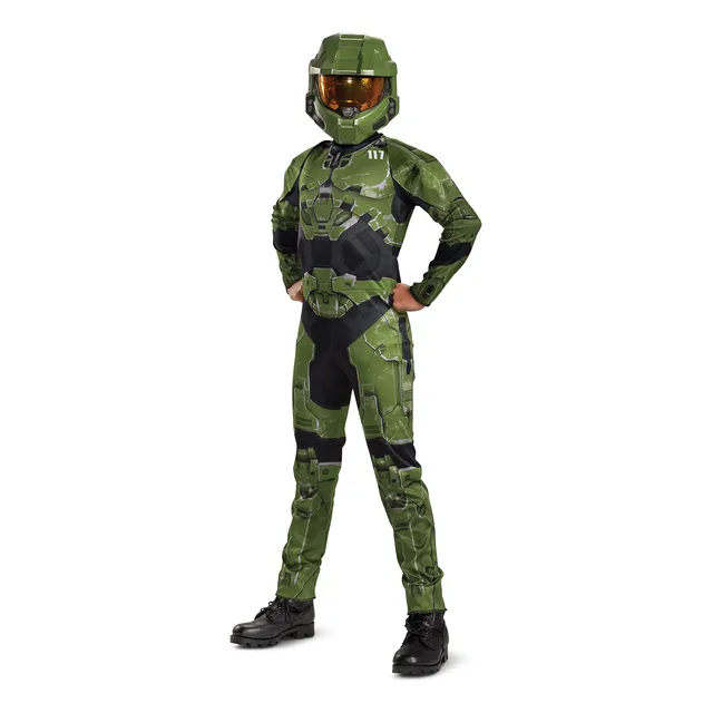 Disfraz De Maestro Jefe De Halo Infinite, Tamaño Infantil, I