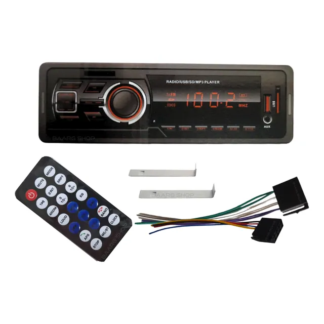 Estereo Universal Fijo Para Auto Usb/ Mp3/ Bluetooth/sd