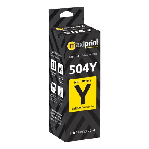 Tinta Maxiprint Compatible Epson 70ml Amarillo 504y