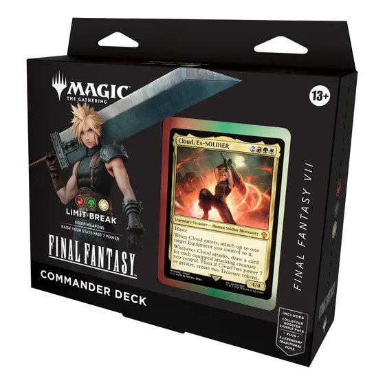 Magic Mtg Final Fantasy Commander Deck Limit Break Español