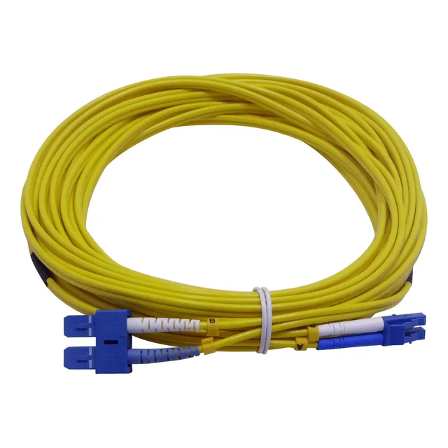 10mt Lc-sc/upc Monomodo Sm Duplex Jumper Cable Fibra 9/125um