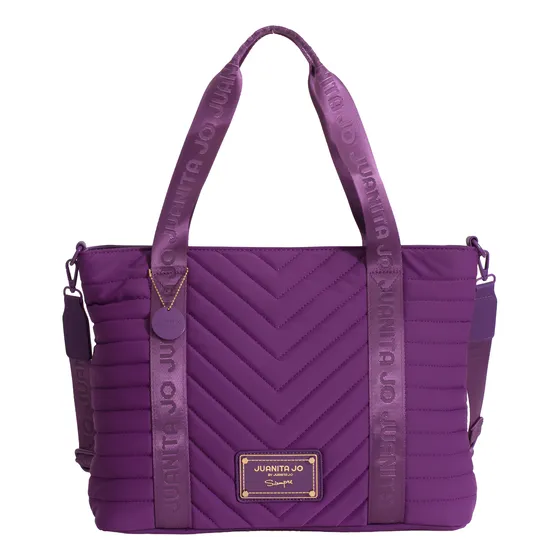 Cartera Ivy Grande Bandolera Tote Bag Juanita Jo Mujer Violeta Lisa