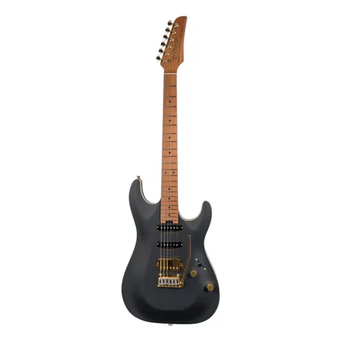 Guitarra Seizi Katana Kabuki Hh - Black Gold Destro Preto | Frete