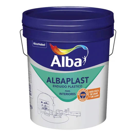 Albaplast Enduido Plastico Interior Facil Lijar 20 Lt