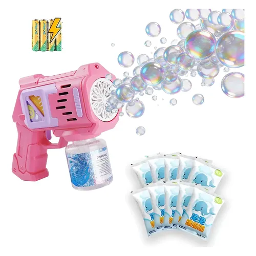 Dinosaur Bubble Machine - Pistola Eléctrica Automática Para Burbujas De 14,5 Cm Con | Soplador Buble Portátil 5000 Burbujas/min Para Niños | Regalo De Cumpleaños Para En El Jardín A Dinosaur Bubble Machine - Pistola Eléctrica Automática Para Burbujas De 14,5 Cm Con | Soplador Buble Portátil 5000 Burbujas/min Para Niños | Regalo De Cumpleaños Para En El Jardín A