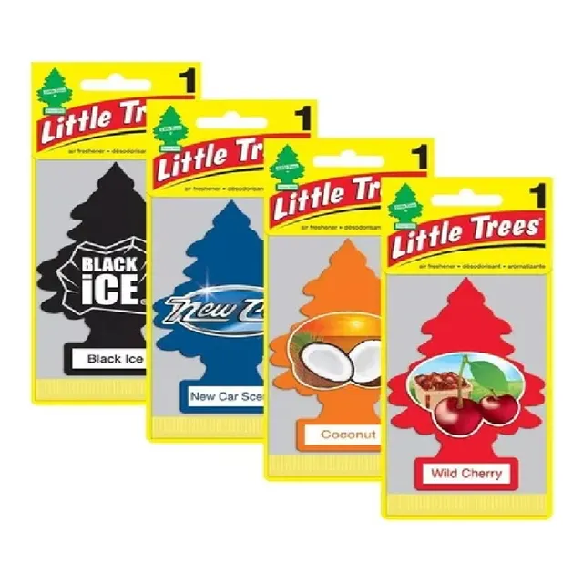 Ambientadores Carro Piña Cola Little Trees 4 Pack