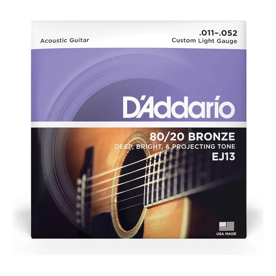 Set De Cuerdas Daddario Para Guitarra Electroacustica Ej26