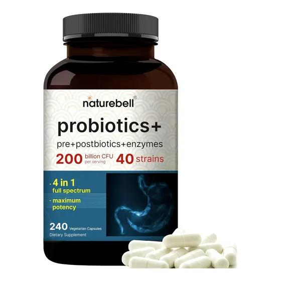 Probióticos 200 Billones Ufc, 40 Cepas + Pre Y Post 240 Cáps