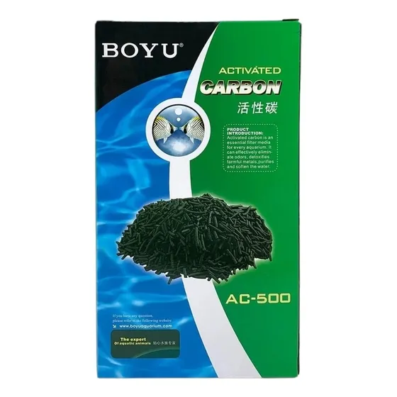 Boyu Carbón Activado 500gr Para Acuarios Peceras