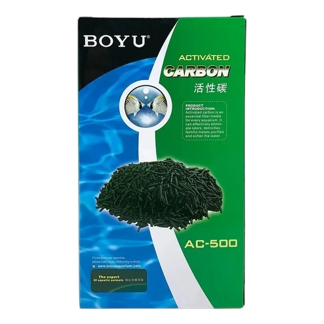 Boyu Carbón Activado 500gr Para Acuarios Peceras