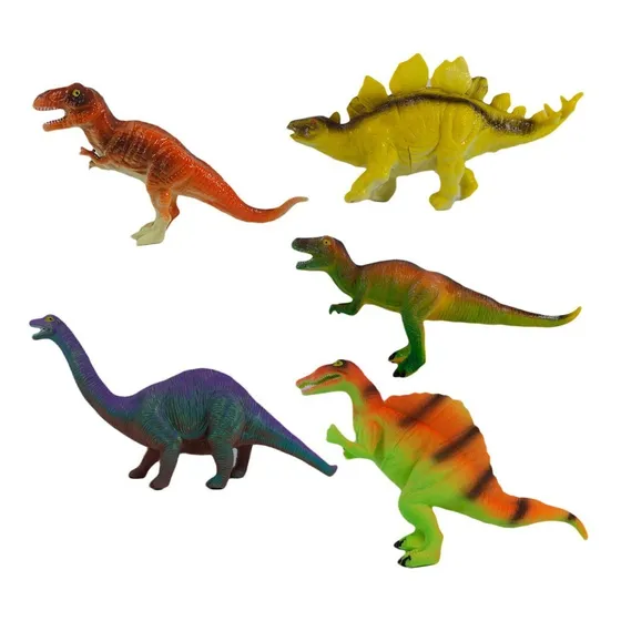 Set 5 Figuras De Dinosaurios
