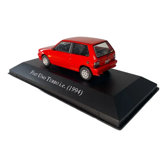 Miniatura Fiat Uno Turbo I.e. 1994 Carros Clássicos Edição 4