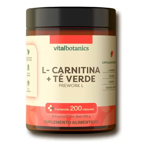 vinagre de manzana con l carnitina para que sirve L Carnitina + Cla + Vinagre De Manzana 200cap Vitalbotanics